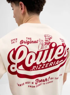 Local restaurant graphic T-shirt