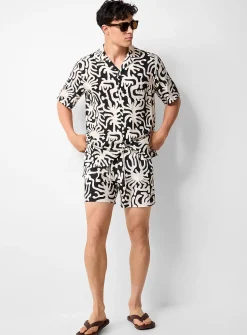 Loefy fluid abstraction camp shirt