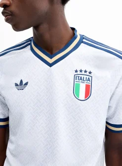 Logo and jacquard soccer jersey