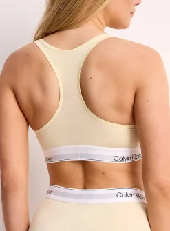 Logo band scoop-neck bralette