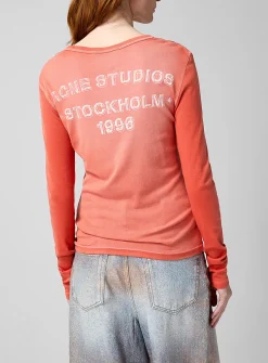 Logo faded jersey T-shirt