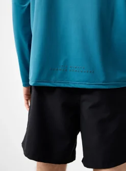 Logo long-sleeve rashguard T-shirt
