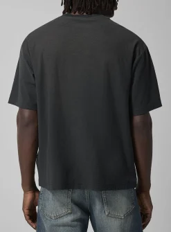 Logo pocket faded T-shirt