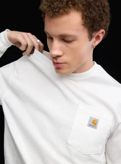 Logo pocket long-sleeve T-shirt