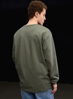Logo pocket long-sleeve T-shirt