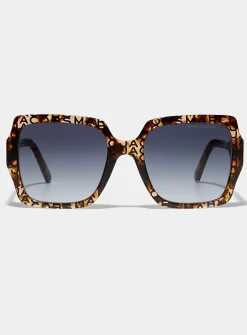 Logo square sunglasses
