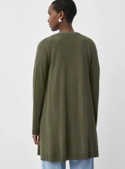 Long flowy open cardigan