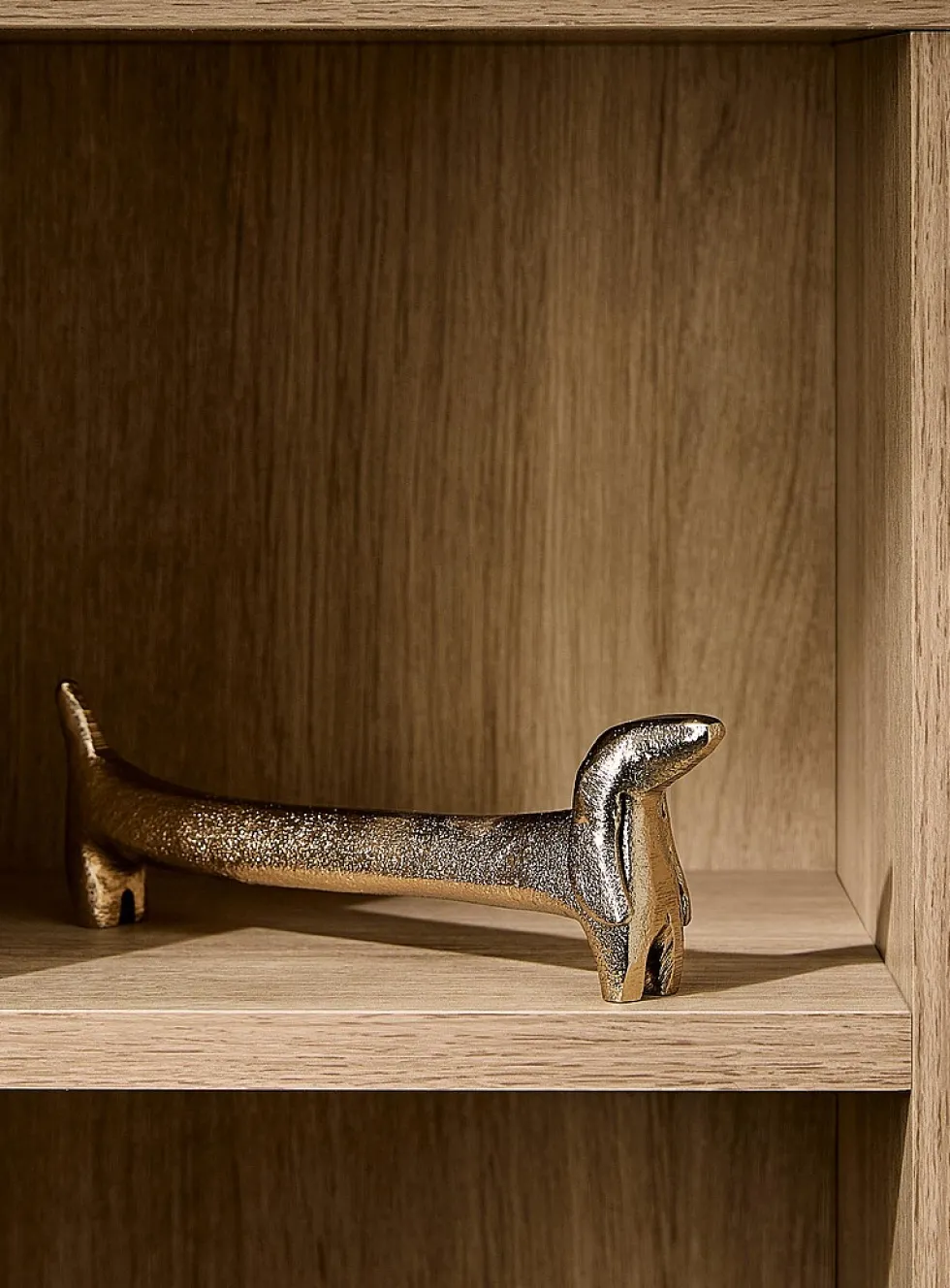 Long golden dachshund decoration