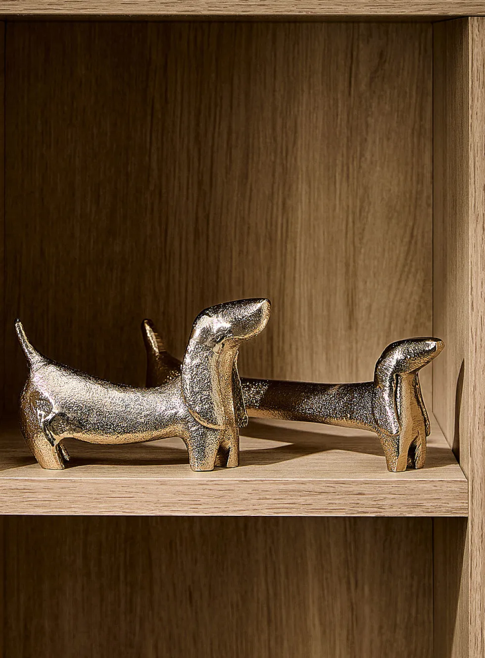 Long golden dachshund decoration