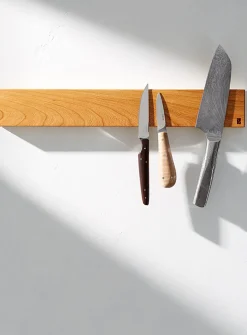 Long magnetic knife holder