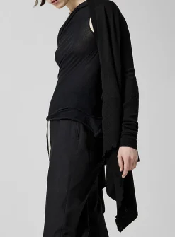 Long pure virgin wool cardigan