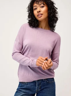 Loose crew-neck sweater