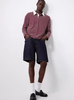Loose denim 468 short