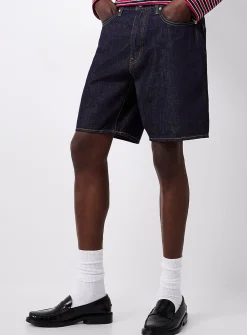 Loose denim 468 short
