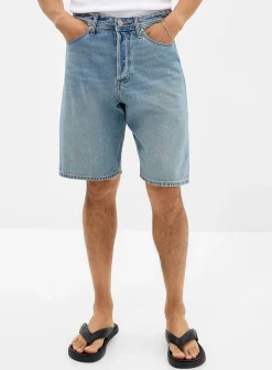 Loose denim Bermudas