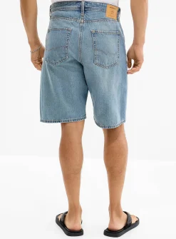 Loose denim Bermudas