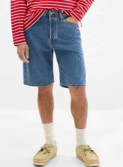 Loose denim Bermudas