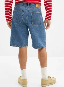 Loose denim Bermudas