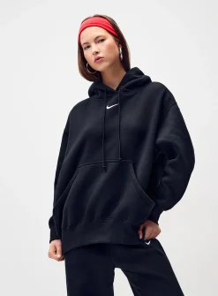 Loose drop-shoulder hoodie