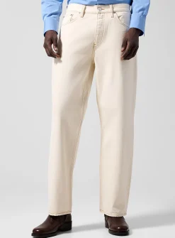 Loose ecru jean