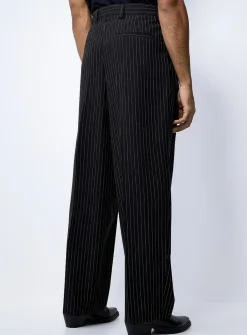 Loose pinstripe pant