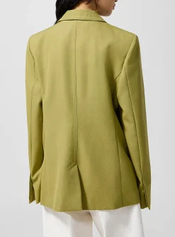 Loose pure virgin wool blazer