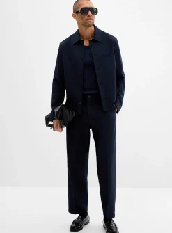 Loose stretch twill pant