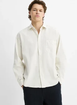 Loose twill shirt