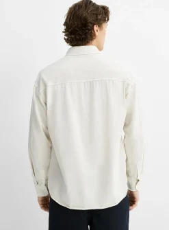 Loose twill shirt