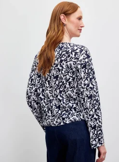 Loose-fit pure linen T-shirt