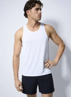 Low armhole micro-perforated tank