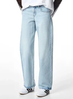 Low-rise loose jean