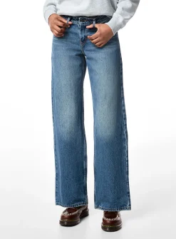 Low-rise loose jean