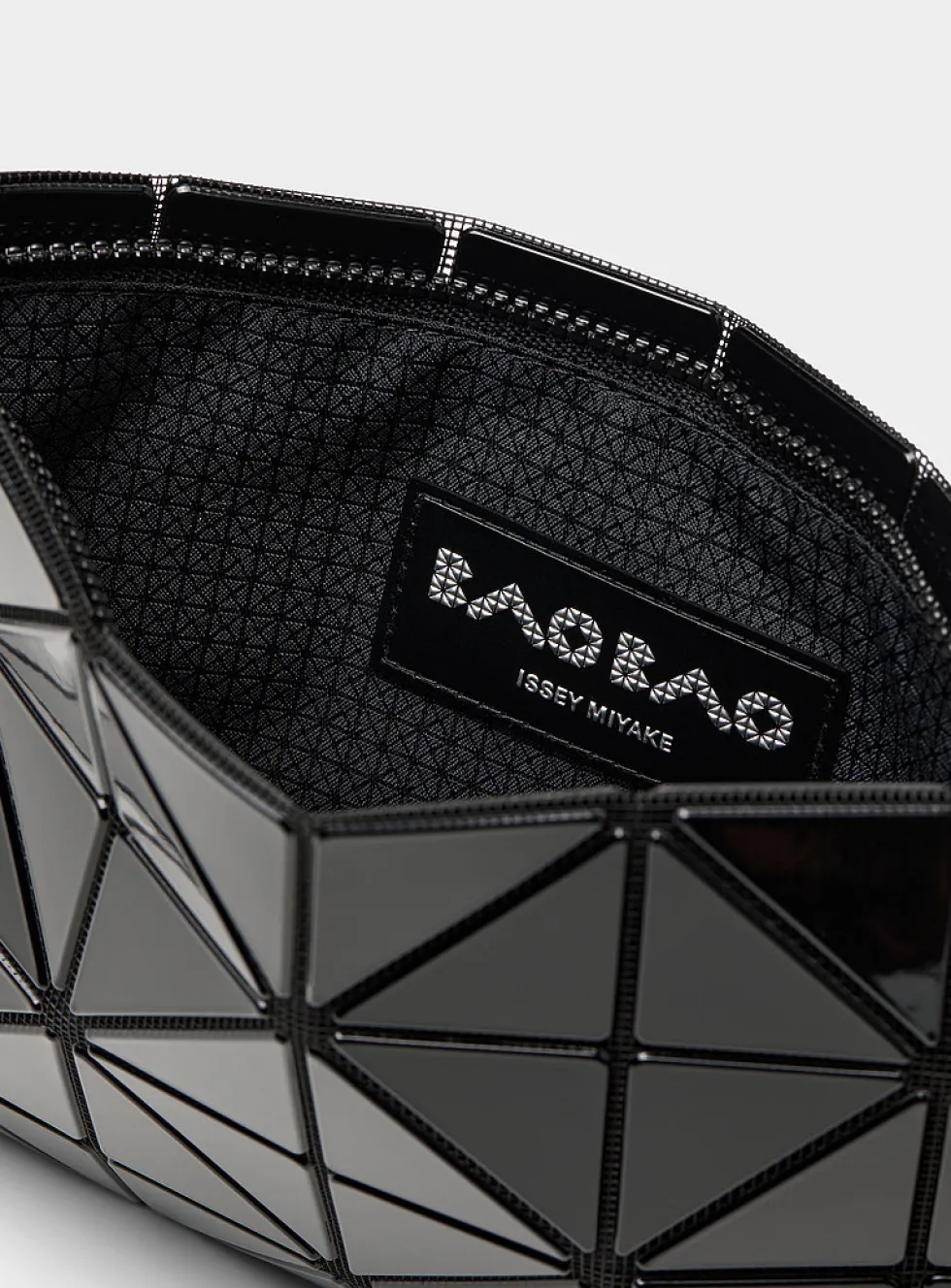 Lucent two-tone pouch