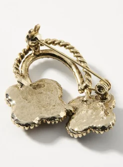 Lucky clover brooch