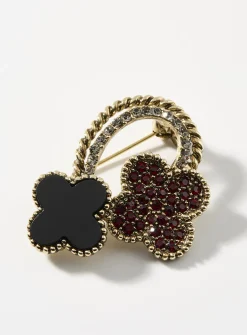 Lucky clover brooch