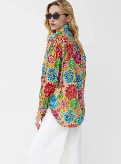 Lush bloom loose shirt