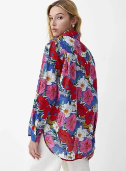 Lush bloom loose shirt