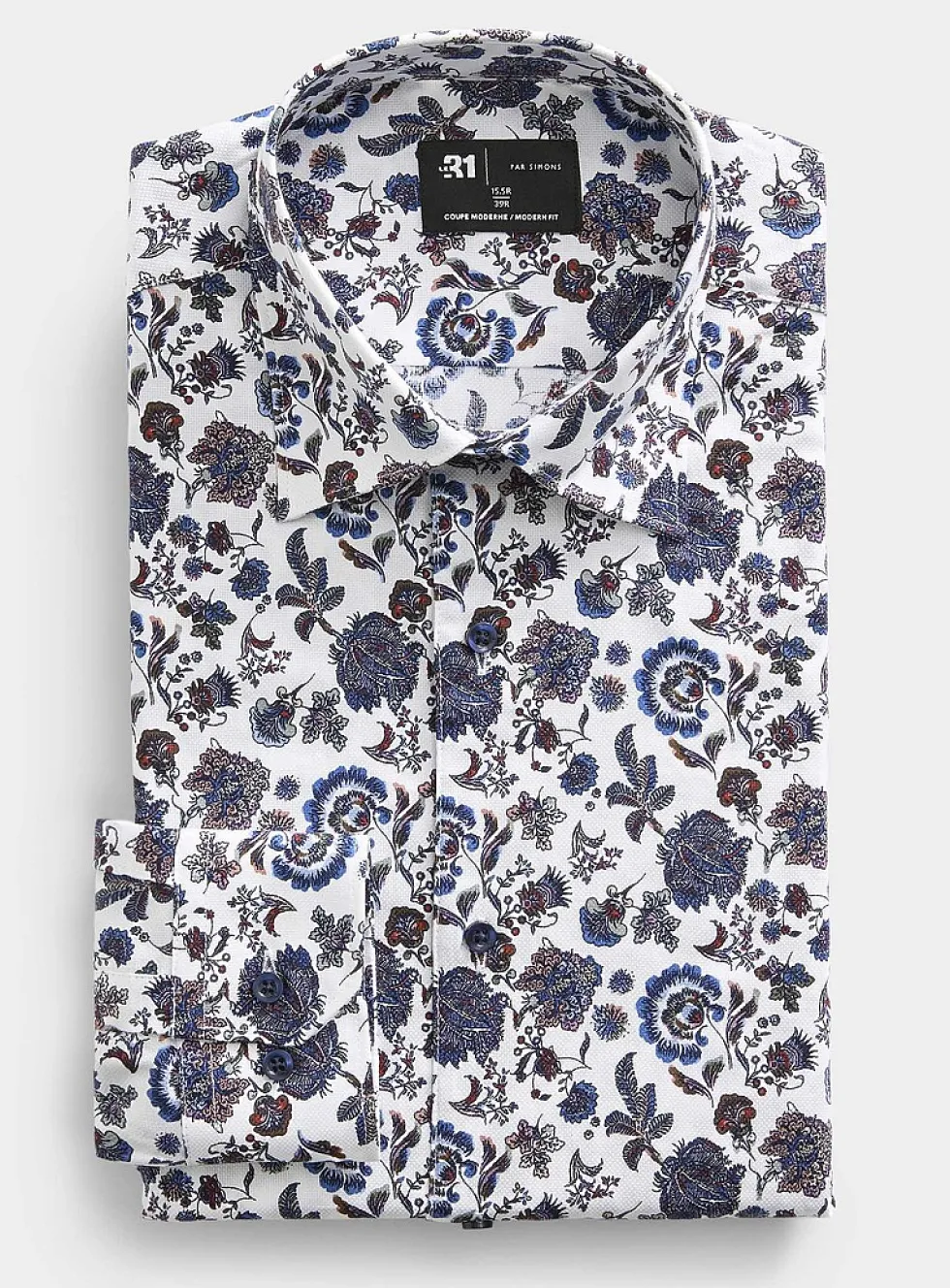 Lush garden textured shirt
