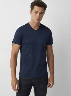 Luxurious Pima cotton V-neck T-shirt