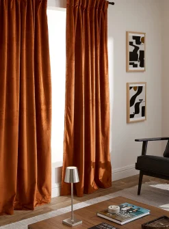 Luxurious velvet curtain