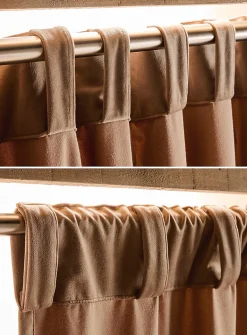 Luxurious velvet curtain