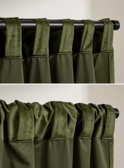 Luxurious velvet curtain