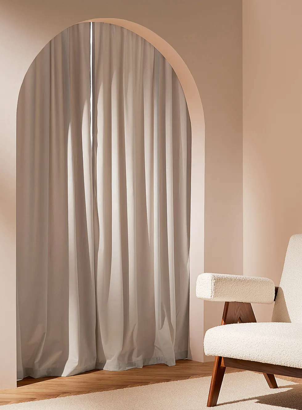Luxurious velvet curtain