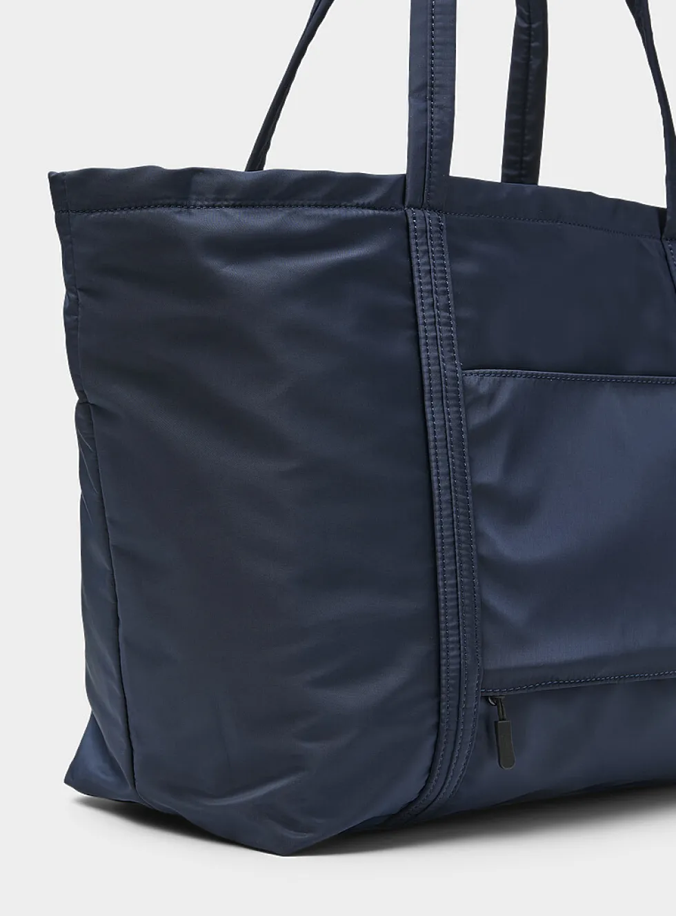 Luxury fabric weekender bag
