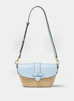 Lynden basketweave small shoulder bag