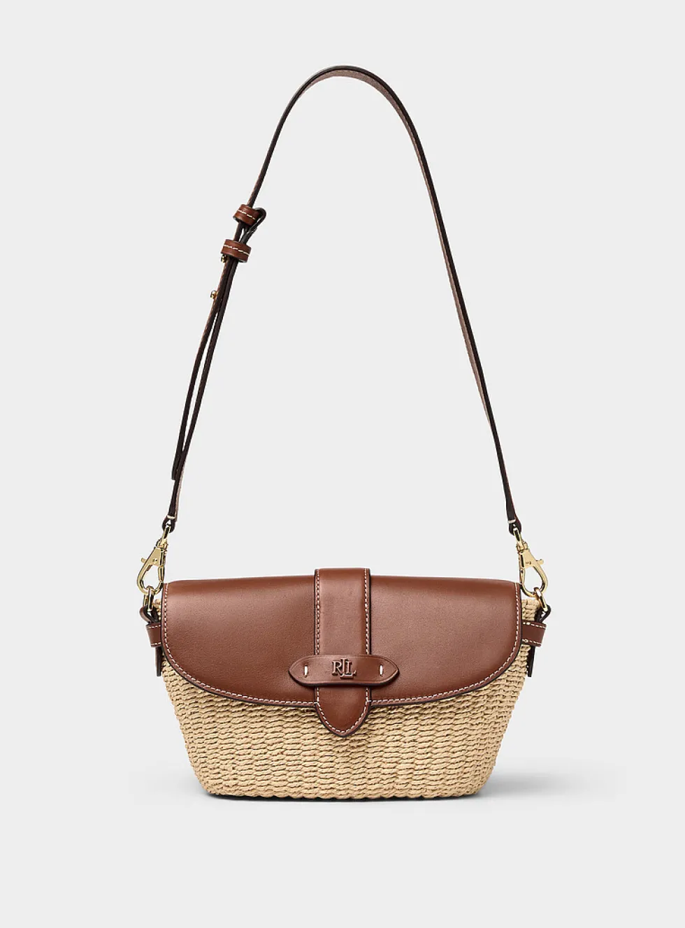 Lynden basketweave small shoulder bag