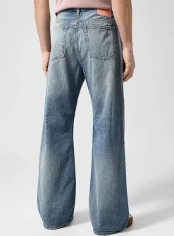 2021M faded bootcut jean