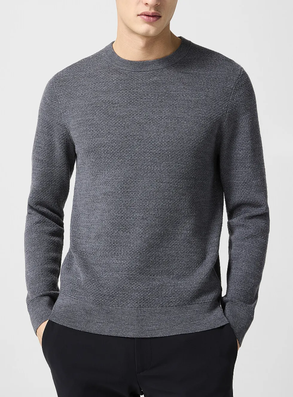 Maden textured merino wool sweater