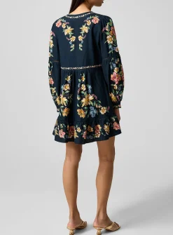 Maira floral print flowy minidress